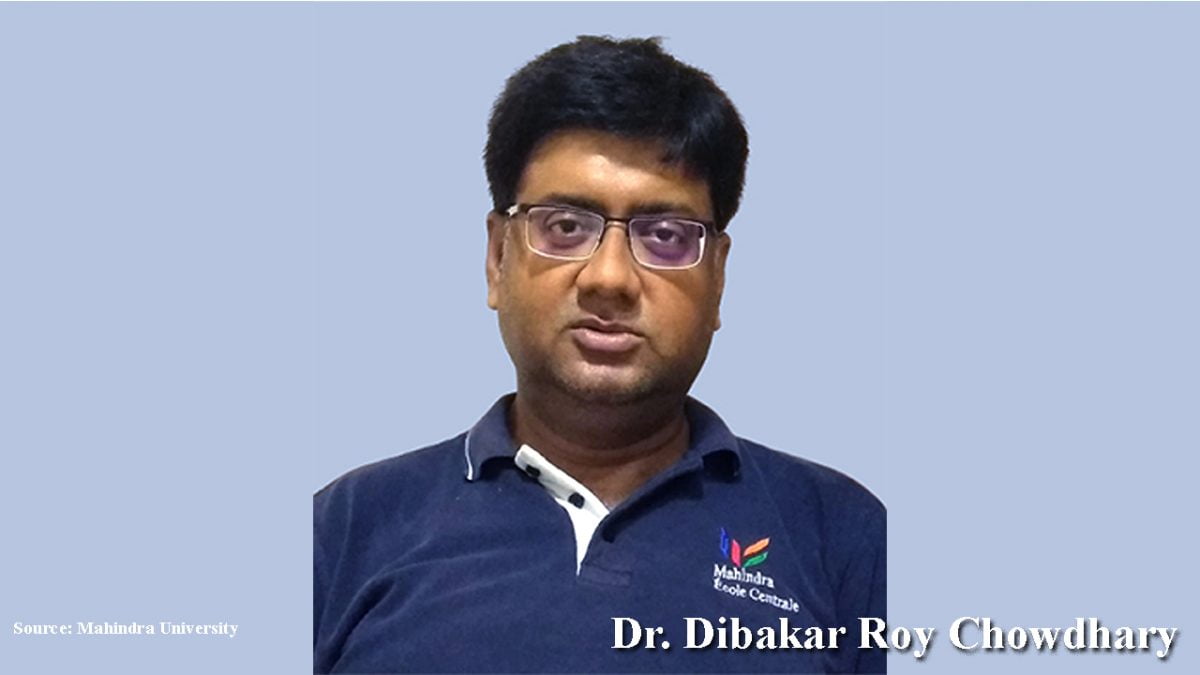 Dr. Dibakar Roy Chowdhury, Professor of Physics at Mahindra University