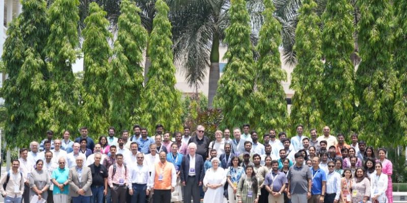 Group Photo of Eminent speakers and industry experts at Indo-French Conference (IFCFPM 2023) at Mahindra University