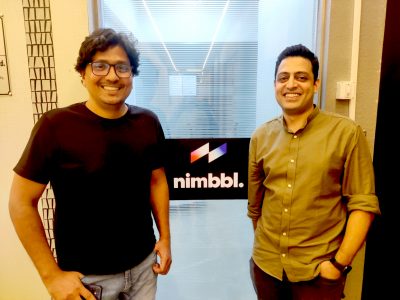 Nimbbl co-founders Amit Bansal and Anurag Pandey