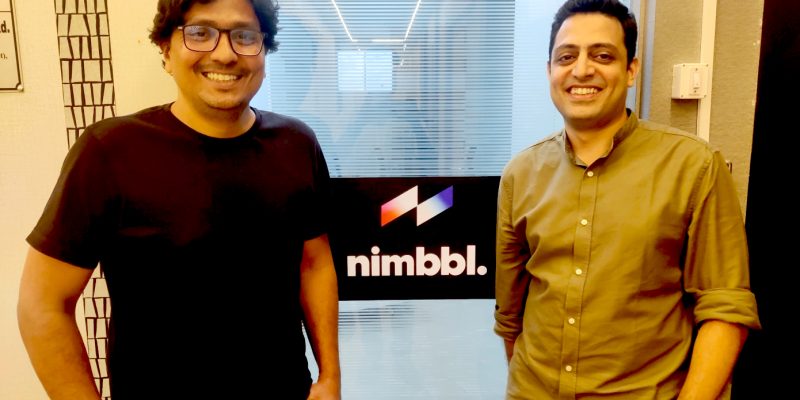 Nimbbl co-founders Amit Bansal and Anurag Pandey