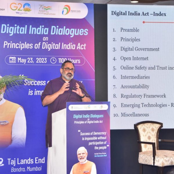 Rajeev Chandrasekhar said AI will be regulated through the prism of user harm