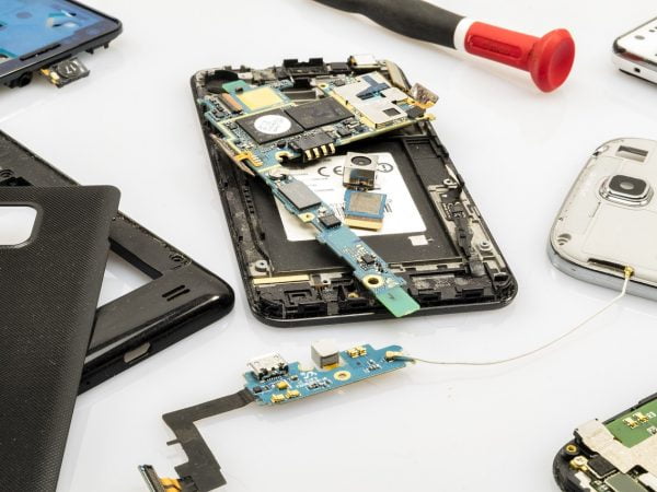 Mobile under repair
