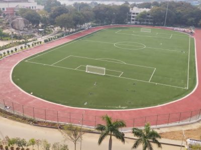 India’s first “FIFA Quality” certified pitch in Mahindra University