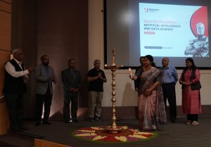 Dr. Yajulu Medury, Vice-Chancellor of Mahindra University, and Prof. Arun Kumar Pujari along with other national and international speakers