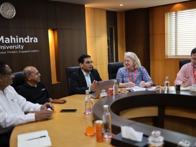 Mahindra University Professors with US Delegates
