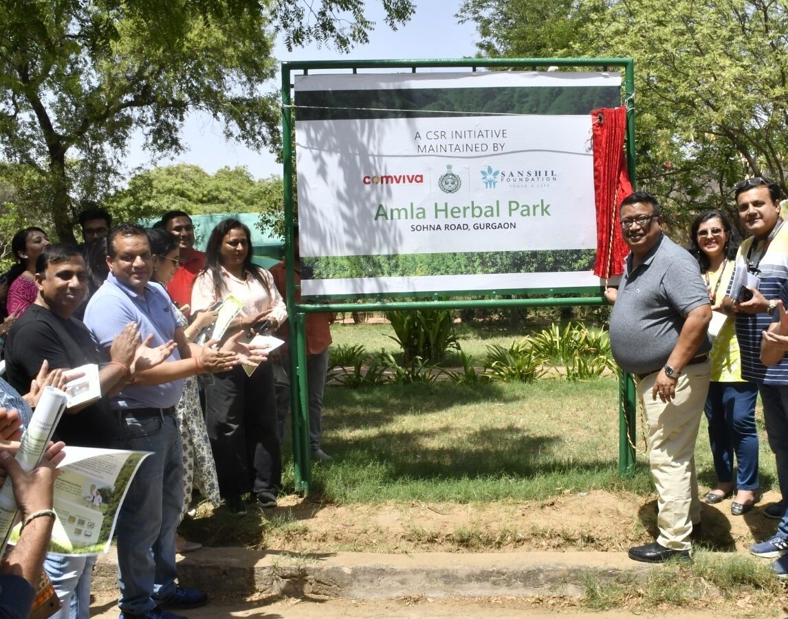 Comviva and Sanshil Foundation Collaborate to Transform Green Belt into Model Herbal Farm in Gurugram