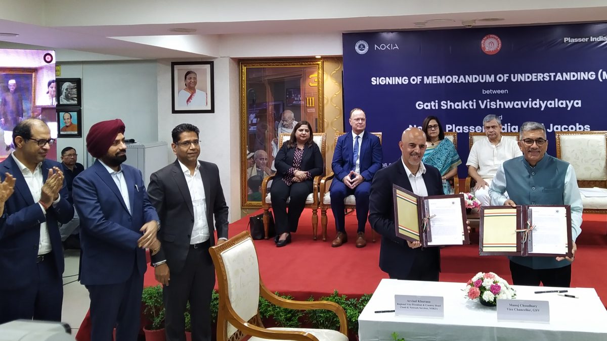 Nokia and Gati Shakti Vishwavidyalaya sign MoU for research collaboration on transportation and logistics