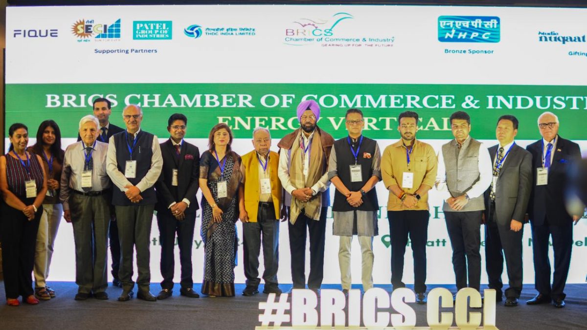 BRICS CCI members along with Shri Ram Nath Thakur, Hon’ble Minister of State, Ministry of Agriculture and Farmers Welfare Government of India, Dr. Rana Gurmit Singh Sodhi, Special Invitee National Executive, BJP, and Ex-Cabinet Minister, Punjab and Rajesh Verma, Hon’ble Member of Parliament, Lok Sabha