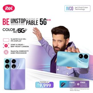 itel launches ColorPro 5G the Next Gen Smartphone with IVCO and 5G++ Speed in sub 10K