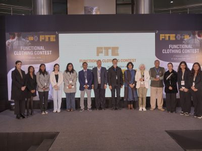 Dr. Sanjay Gupta, Vice-Chancellor of World University of Design with the jury members and the Winners of functional fashion show