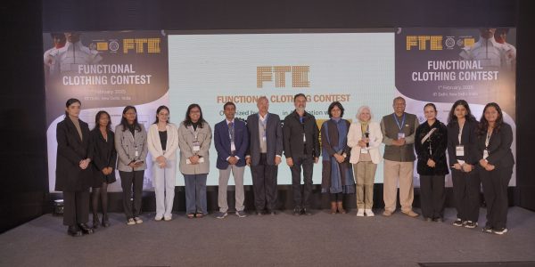 Dr. Sanjay Gupta, Vice-Chancellor of World University of Design with the jury members and the Winners of functional fashion show