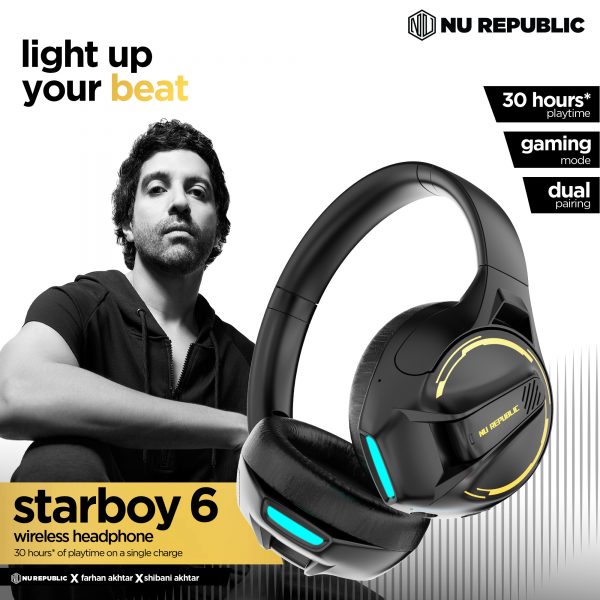 Nu Republic® Starboy 6® Wireless Headphones