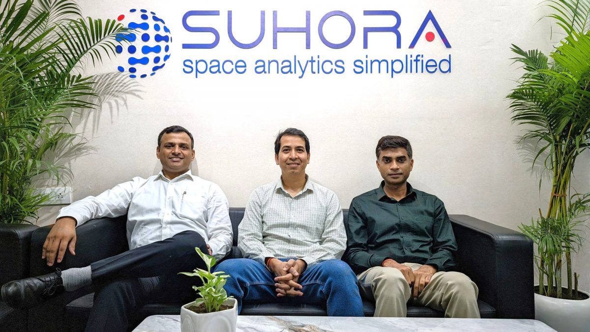 (From Left to Right) Amit Kumar, COO & Co-Founder, Suhora; Krishanu Acharya, CEO & Co-Founder, Suhora; Rupesh Kumar, CTO & Co-Founder, Suhora; Suhora Technologies secures IN-SPACe Seed Fund Grant to advance Maritime Domain Awareness using Space Technology