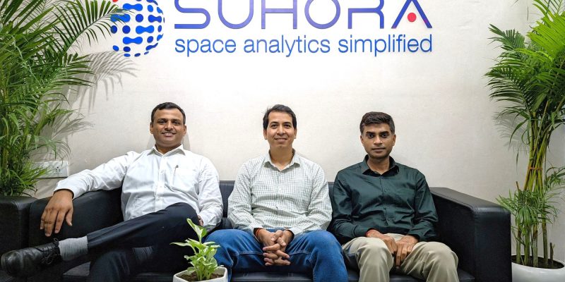 (From Left to Right) Amit Kumar, COO & Co-Founder, Suhora; Krishanu Acharya, CEO & Co-Founder, Suhora; Rupesh Kumar, CTO & Co-Founder, Suhora; Suhora Technologies secures IN-SPACe Seed Fund Grant to advance Maritime Domain Awareness using Space Technology