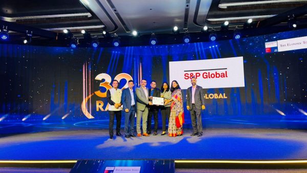 S&P Global India receiving the Great Place To Work Award