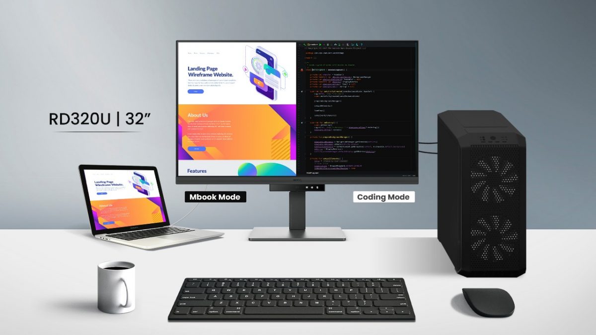 BenQ Unveils Purpose-Built 32” 4K RD Series Monitors with DualView for Programmers