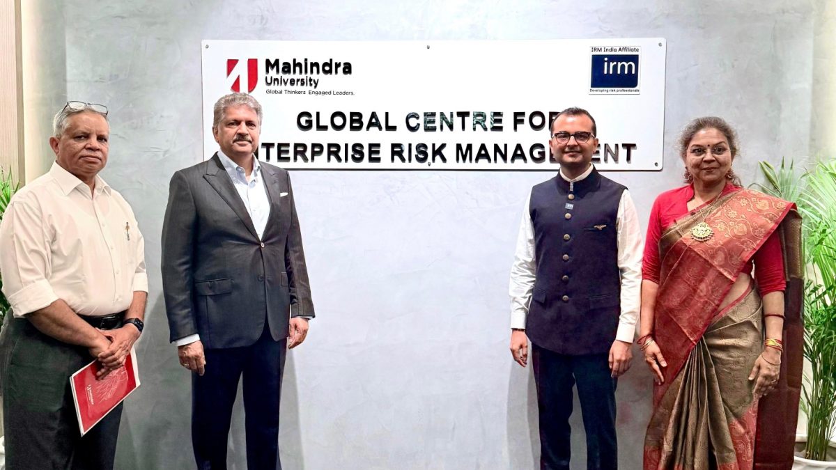 IRM India Affiliate Licenses Mahindra University to Launch South India’s First Global Centre for Enterprise Risk Management