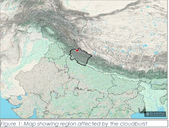 Suhora Technologies releases Satellite-Based Assessment of Dharali Flash Flood Impact in Uttarkashi