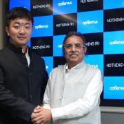 Carl Pei, CEO, Nothing (Left) with Ashok Gupta, Executive Chairman, Optiemus (Right); CMF forms strategic joint venture with Optiemus