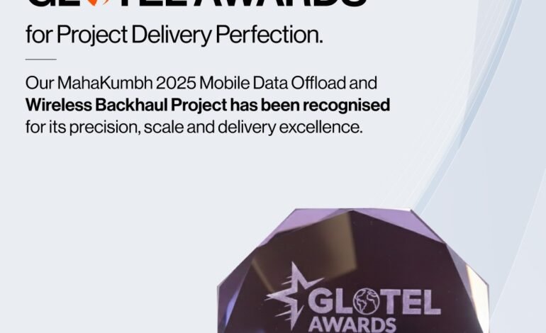 HFCL Honoured with Glotel Award 2025 for MahaKumbh Connectivity Project, Setting New Industry Benchmark