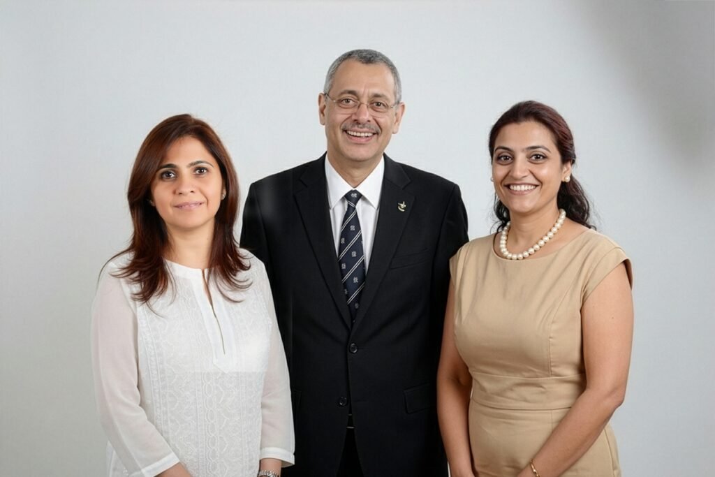 From left to right: Sonya Sahni, Founder & Managing Partner at Pomelo Employer Branding; with Karan Bamba, Senior Partner – Business, Transformation & Employer Brand; Jasprit Khurana, Senior Partner – People Advisory & HR Strategy; Pomelo Employer Branding Strengthens Senior Leadership Team for GCC and Tech Enterprises in India