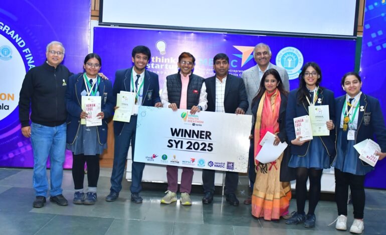 School Youth Ideathon 2025: 8 student teams emerge as grand prize winners in India’s biggest K-12 pitch fest