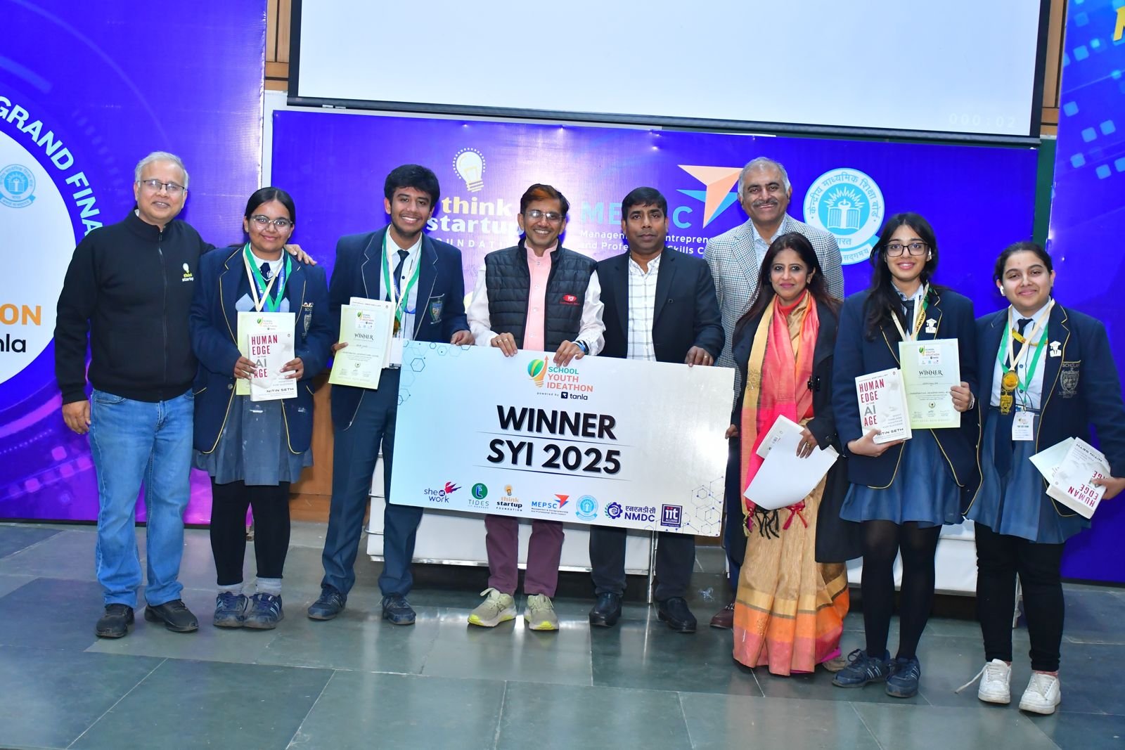 School Youth Ideathon 2025: 8 student teams emerge as grand prize winners in India’s biggest K-12 pitch fest