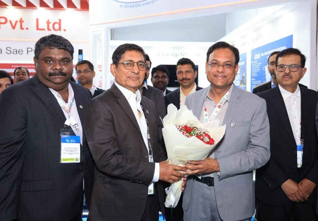 from left to right :- Vinukumar Balakrishnan, CMO; Amitava Sengupta, Chairman; Abhilesh Gupta, MD & CEO and Sandeep Trehan, CEO - THINK LNG Investments Pvt Ltd