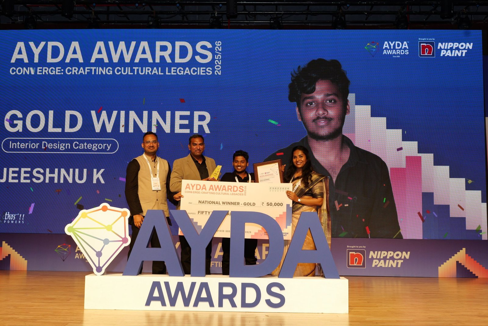 Nippon Paint India Crowns Winners at AYDA Awards 2025 – 26 National Finale