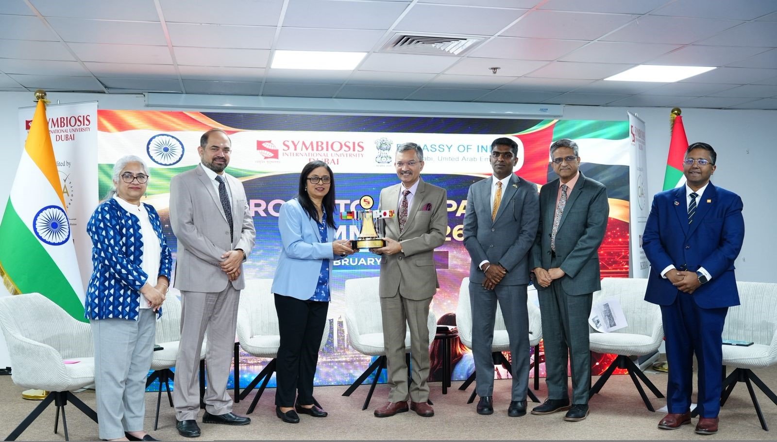 Embassy of India in the UAE and Symbiosis Dubai hosted the ‘Road to AI Impact Summit 2026’