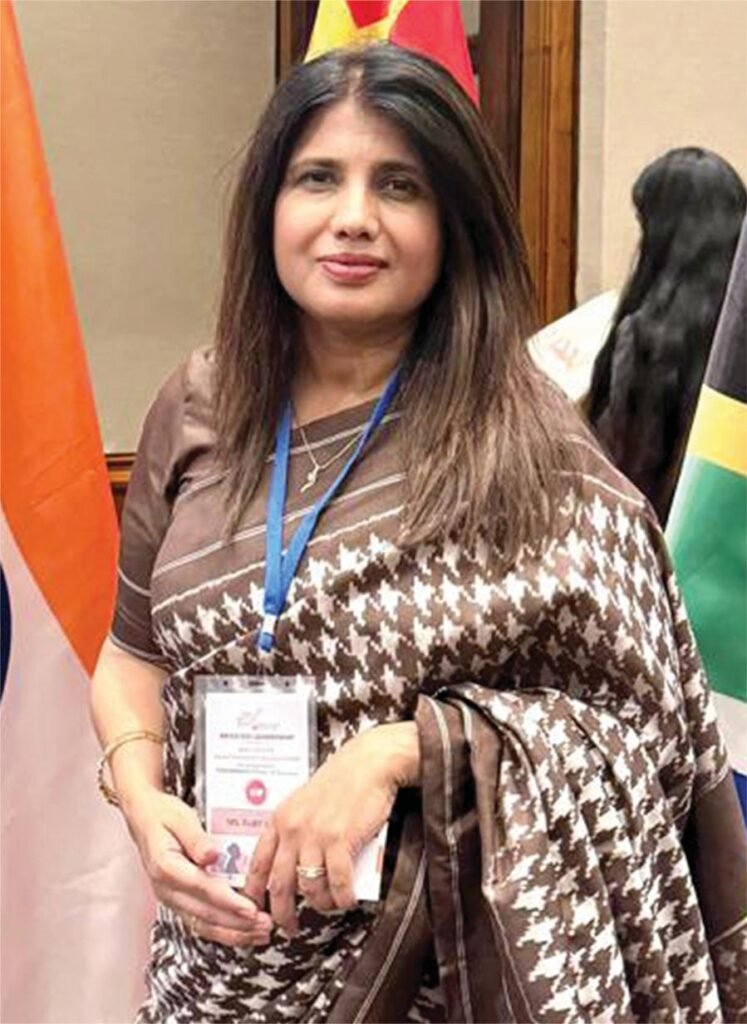 Ruby Sinha, President, BRICS CCI WE (Women Empowerment) and Founder, sheatwork