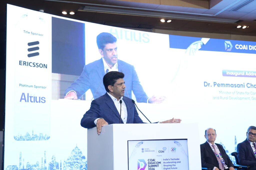 Minister of State for Communications, Dr. Pemmasani Chandra Sekhar