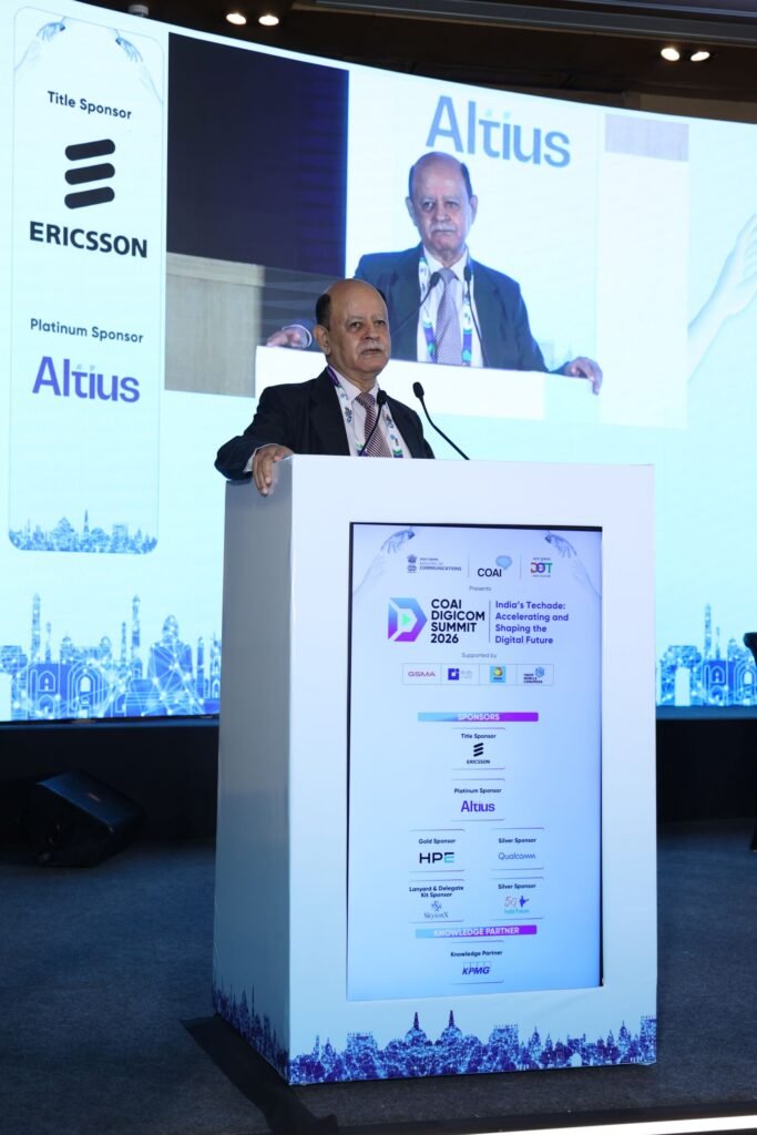 Lt. Gen. Dr. S.P. Kochhar, Director General, COAI at DigiCom Summit 2026