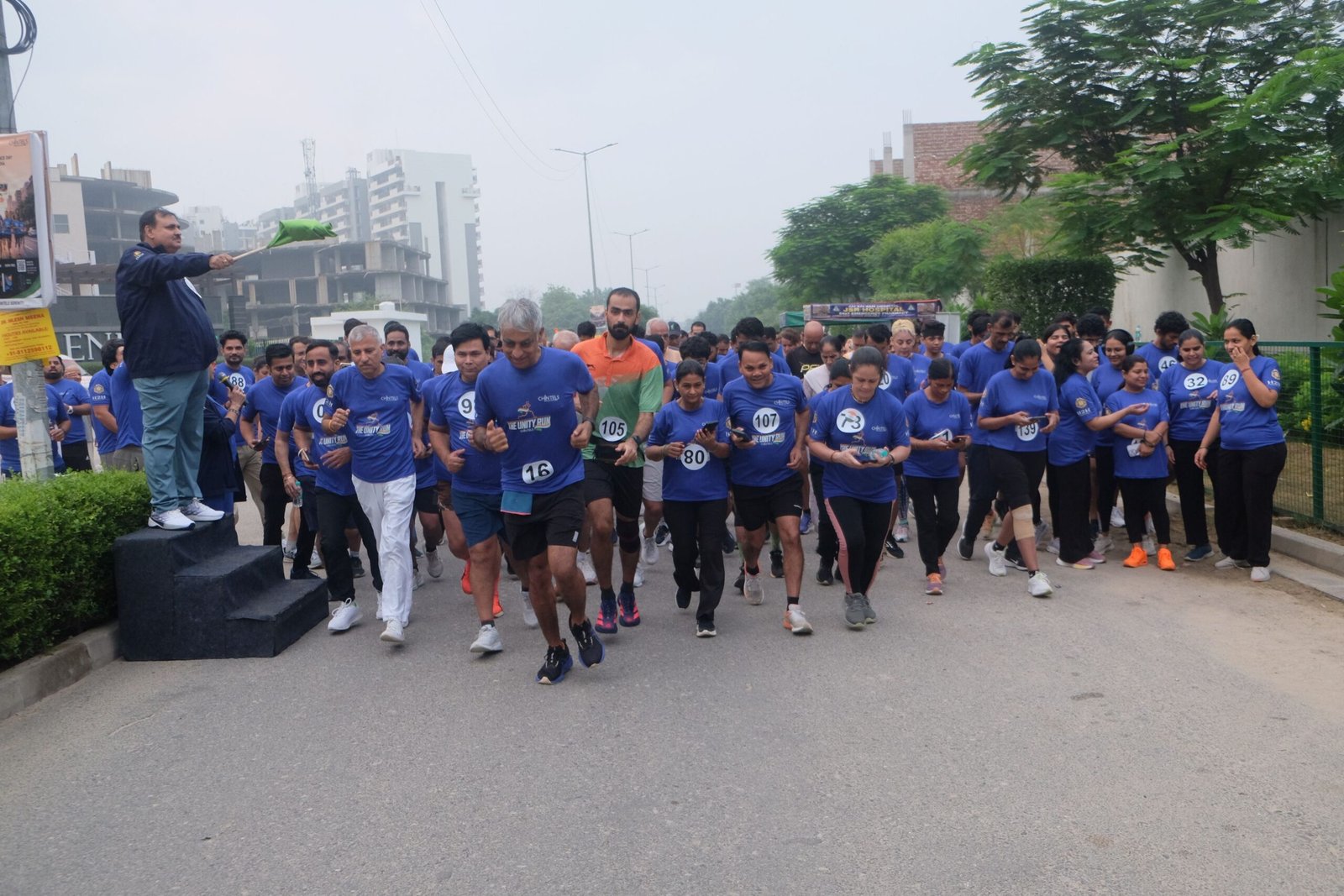 Gurugram Residents Come Together for ‘The Unity Run’ on Independence Day