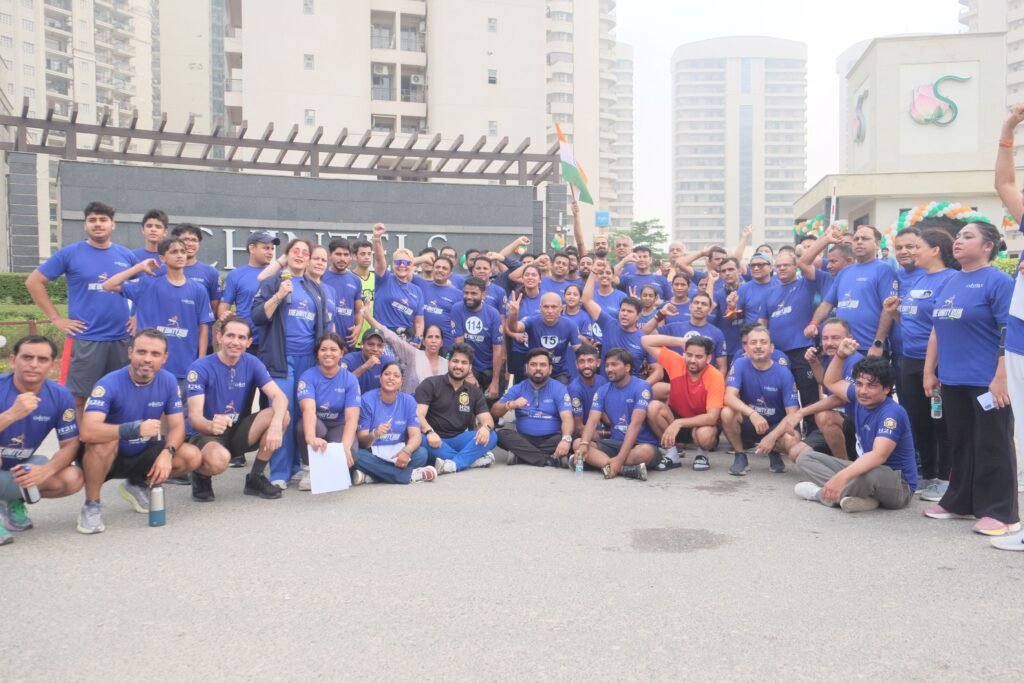 Running enthusiasts from across Gurugram come together, celebrating the spirit of unity and community.
