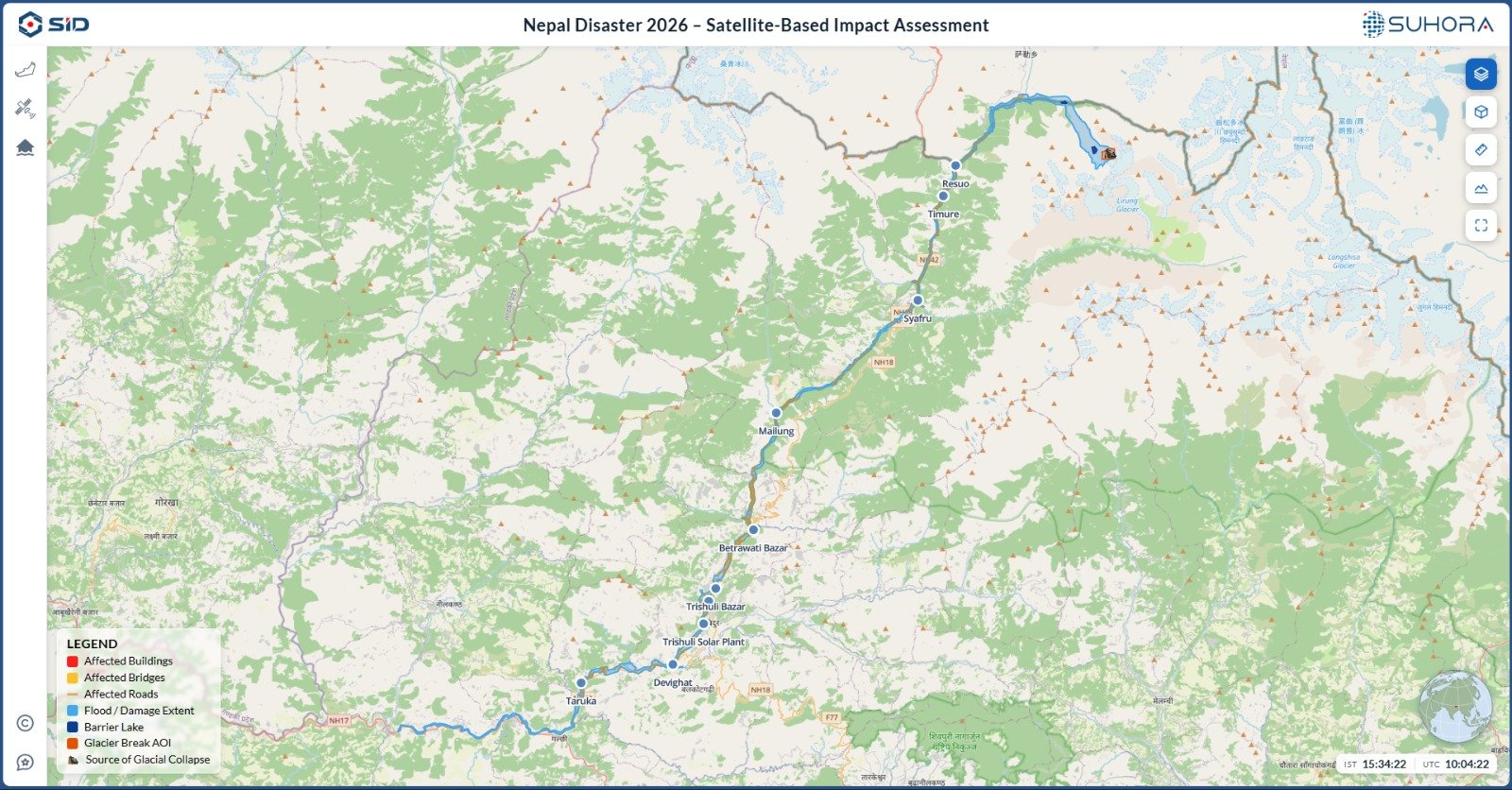 Suhora Technologies Launch Open Satellite Platform to Support Nepal Flood Response