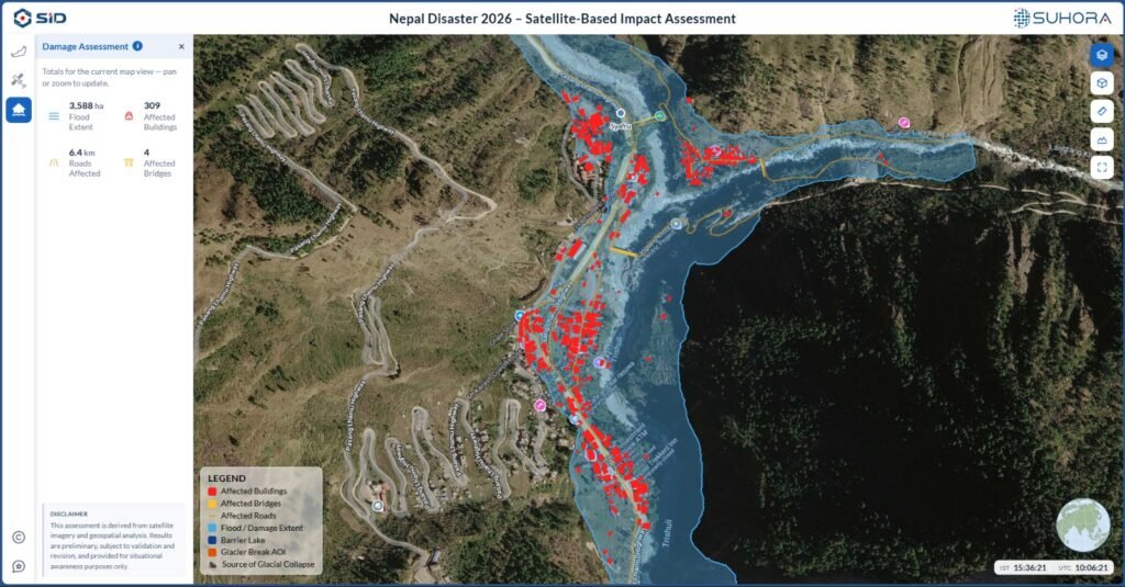 Suhora Technologies Launch Open Satellite Platform to Support Nepal Flood Response
