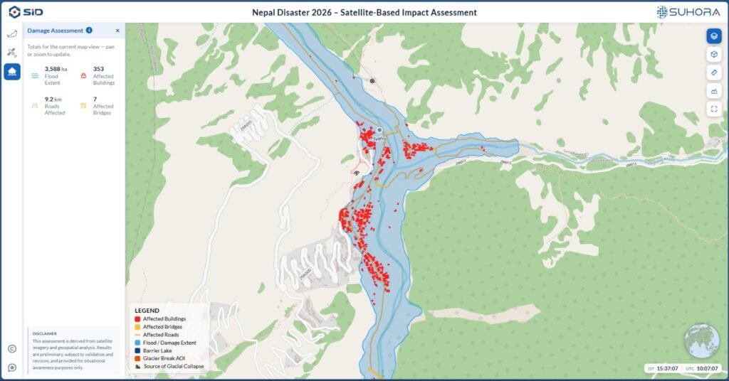 Suhora Technologies Launch Open Satellite Platform to Support Nepal Flood Response