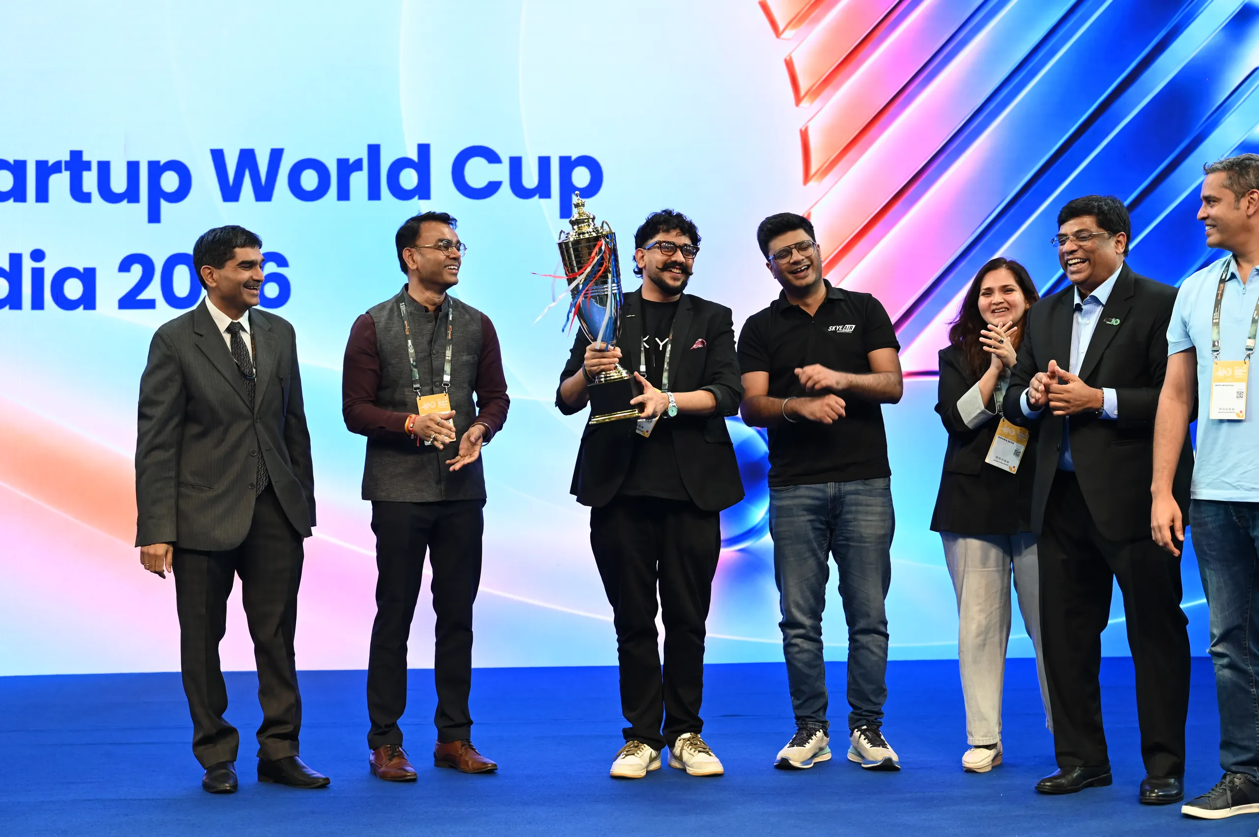 Skye Air Mobility Wins Startup World Cup India at India Mobile Congress 2026